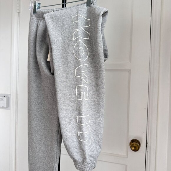 NWT MOTHER DENIM Women's Sz M Move It Bender Ankle Jogger Gray 100% Cotton $158 - Picture 5 of 14